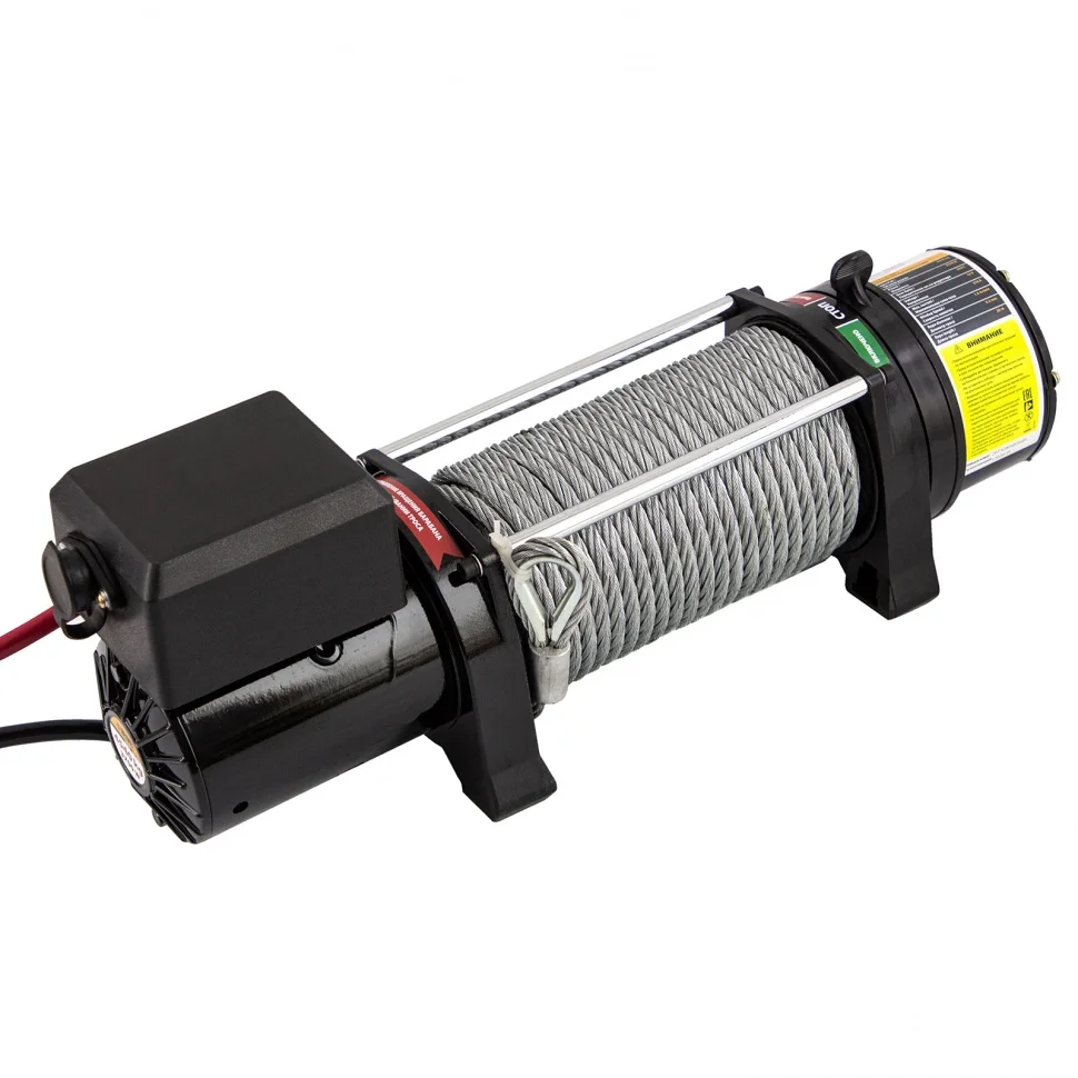 Denzel Лебедка автомобильная электрическая LB-4000, 4.5 т, 3.7 кВт, 12 В 52026