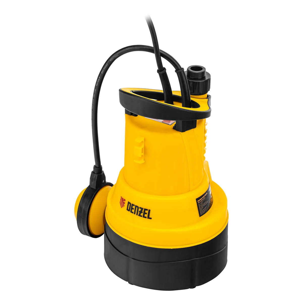 Denzel Дренажный насос для чистой воды DPB400, 400 Вт, подъем 11 м, 5500 л/ч 97266