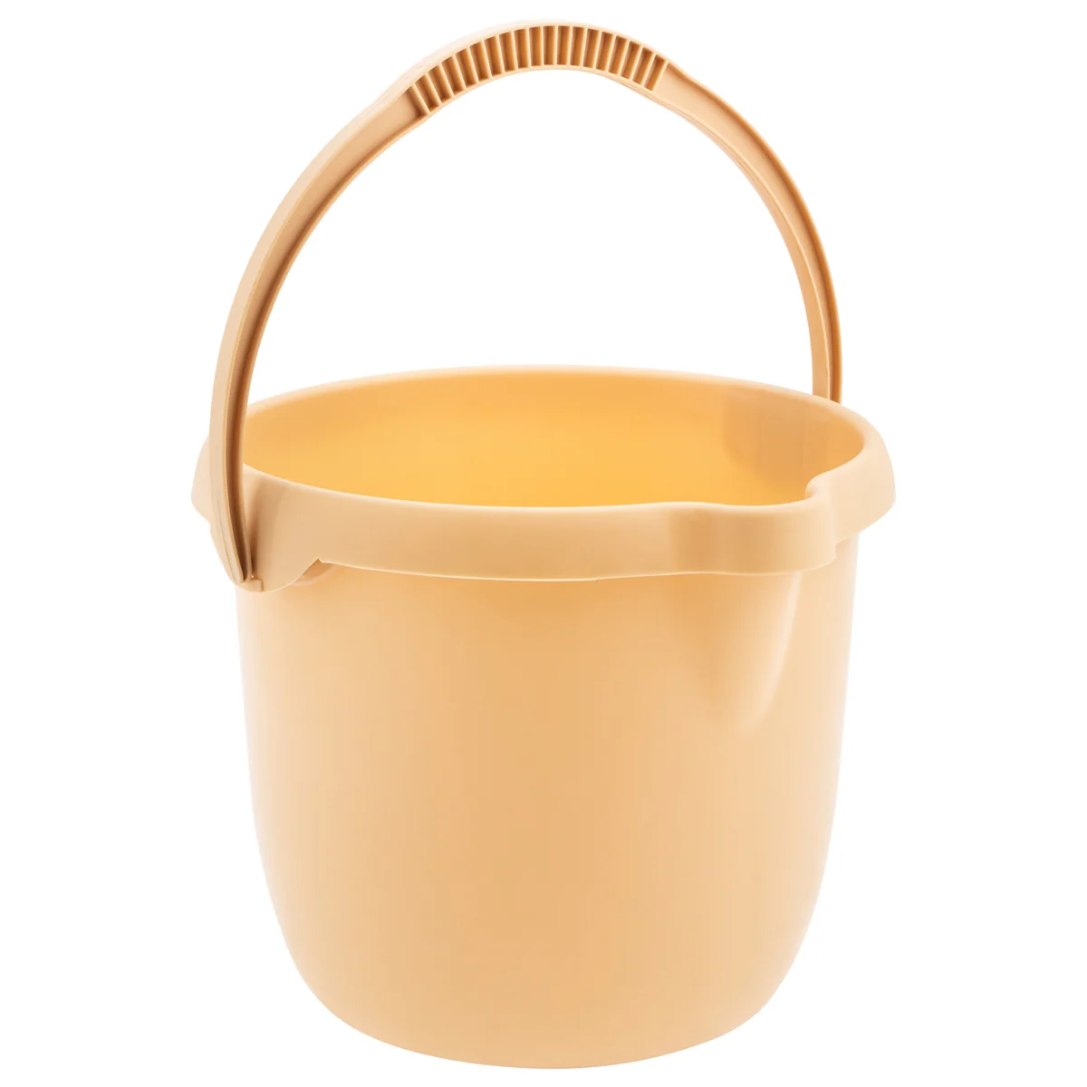 Palisad Ведро пластмассовое круглое 12 л, бежевое, Home 929495