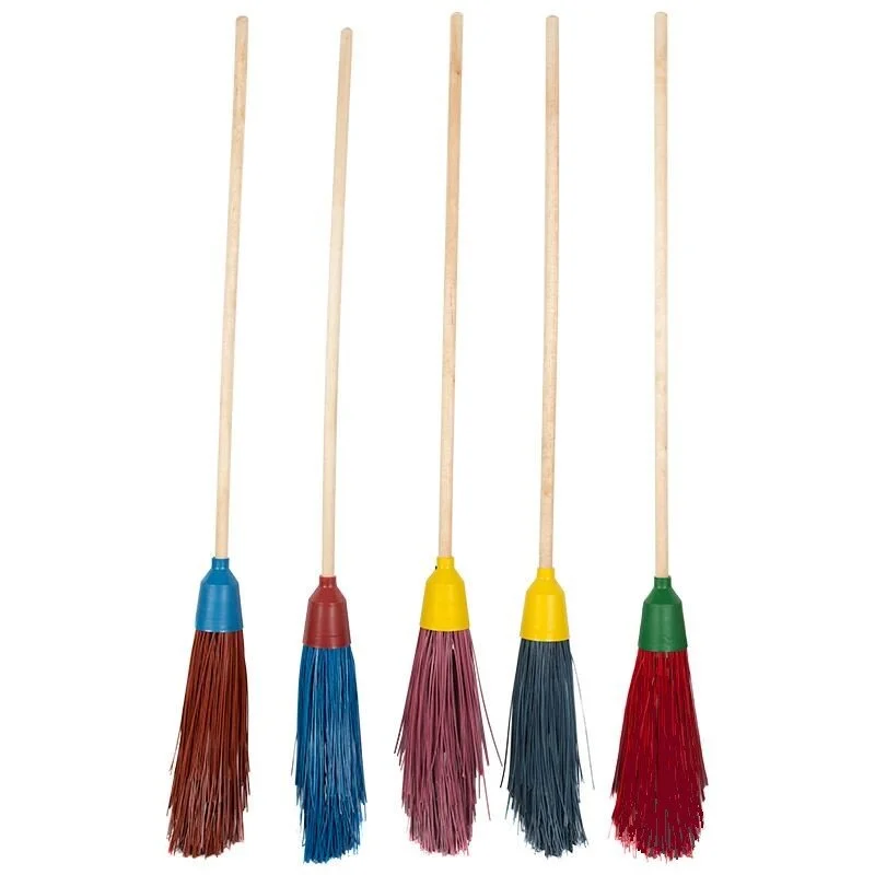 Mallony Метла круглая Краса на дер.черенке (наборная 3 кольца ,волокна: цветные) 080953-SK