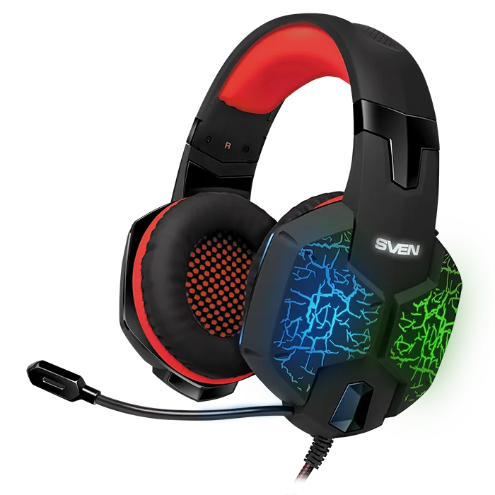 SVEN Наушники AP-U988MV черный-красный