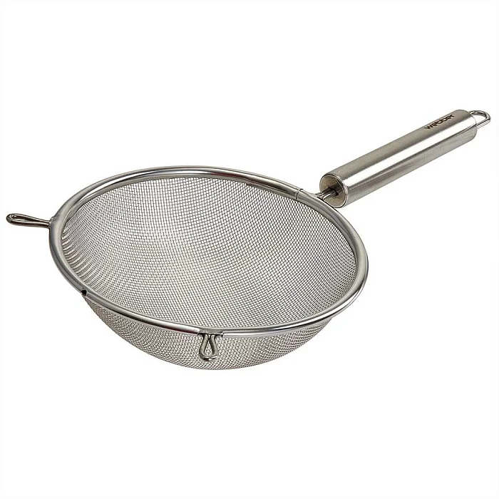 WEBBER Сито (дуршлаг) 14 см нержавеющая сталь BE-7362 металлическая ручка