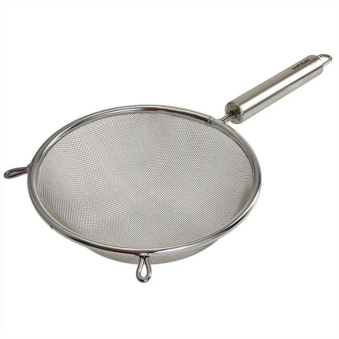WEBBER Сито (дуршлаг) 16 см нержавеющая сталь BE-7363 металлическая ручка