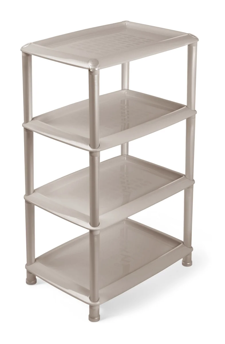 МАРТИКА Этажерка 4 секции Джета С 742 КОРИЧН/СЕРАЯ