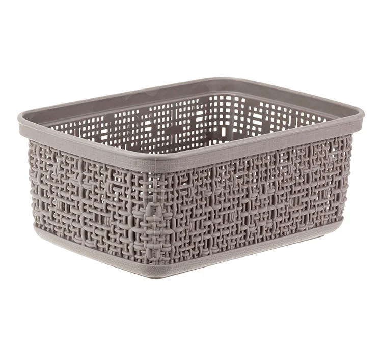 М-ПЛАСТИКА Лоток БЯЗЬ ФРАНЦУЗСКИЙ СЕРЫЙ 12 х 17 х 7см М 2322