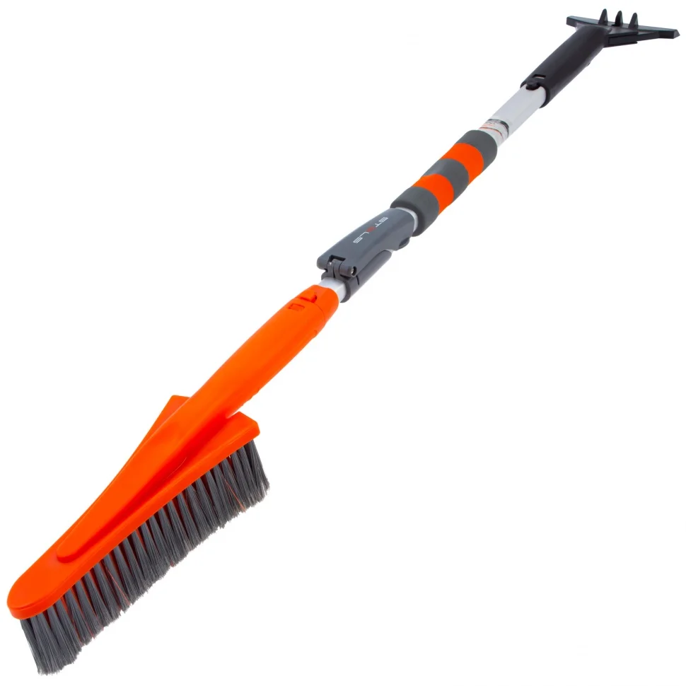 Stels Щетка-сметка для снега со скребком, трансформер 55314