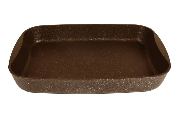 Кукмара Противень 40 x 29,5 x 5 см с антипригарным покрытием (кофейный мрамор) пмк03а