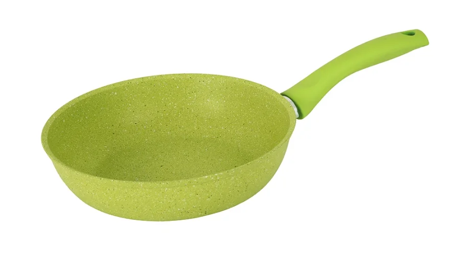 Кукмара Сковорода 22 см с ручкой, АП линия Trendy style (Lime) 220tsl