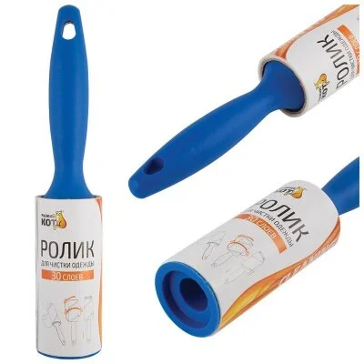 Mallony Ролик для чистки одежды Рыжий кот (30 слоев), размер блока: 10см. 092498-SK
