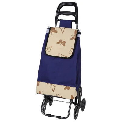 Mallony Тележка с сумкой А204 Бабочки, 30 кг, колесо комб. (3 шт*88 мм) 093551-SK