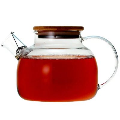 MALLONY Чайник заварочный Foresta di bambù, объем 1 л, из боросиликатного стекла с крышкой из бамбука. 910122-SK