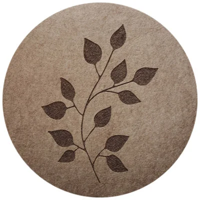 MALLONY Салфетка сервировочная NP-01, диам 38 см, (нетканый полиэстер) 105860-SK