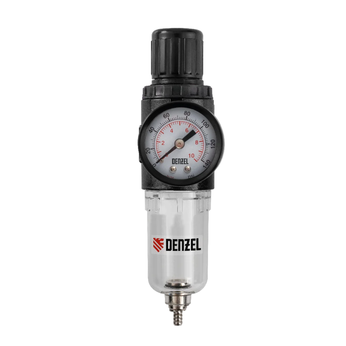 Denzel Фильтр-регулятор FR1500, 10 бар, 1500 л/мин, 1/4 57459