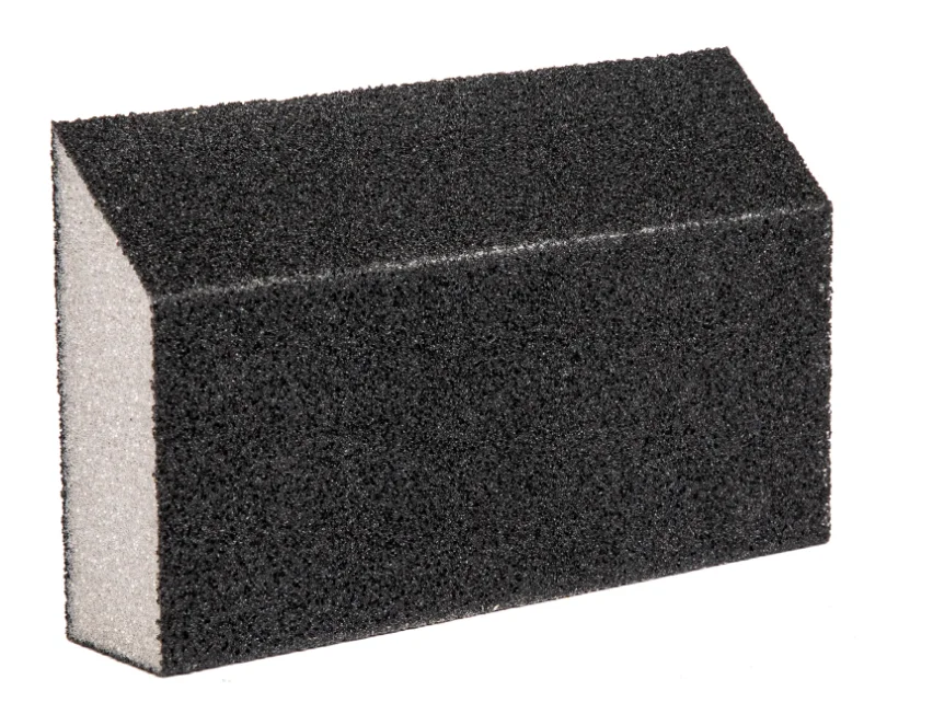 Сибртех Губка для шлифования, 125 х 75 х 25 мм, трапеция, средняя жесткость, P 100 757307
