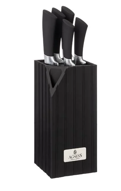 Lefard Набор Ножей Agness На Пластиковой Подставке, 6 Предметов. 911-483