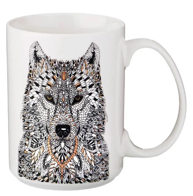 Lefard Кружка Волк 500мл 13,5*8,8*11,8см. 97-607