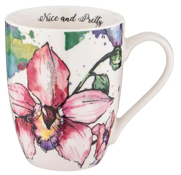 Lefard Кружка Орхидея 360 Мл 12*8,6*10,8см. 482-572