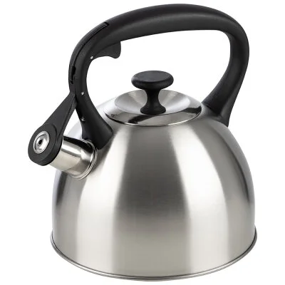 MALLONY Чайник POESIA объём 2,5 л из нержавеющей стали со свистком, матовый. 985617-SK