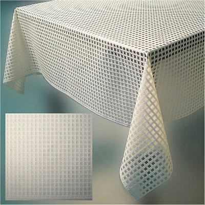 MALLONY Скатерть ПВХ Клетка коллекция Винтаж размер 110х135см. 106455-SK