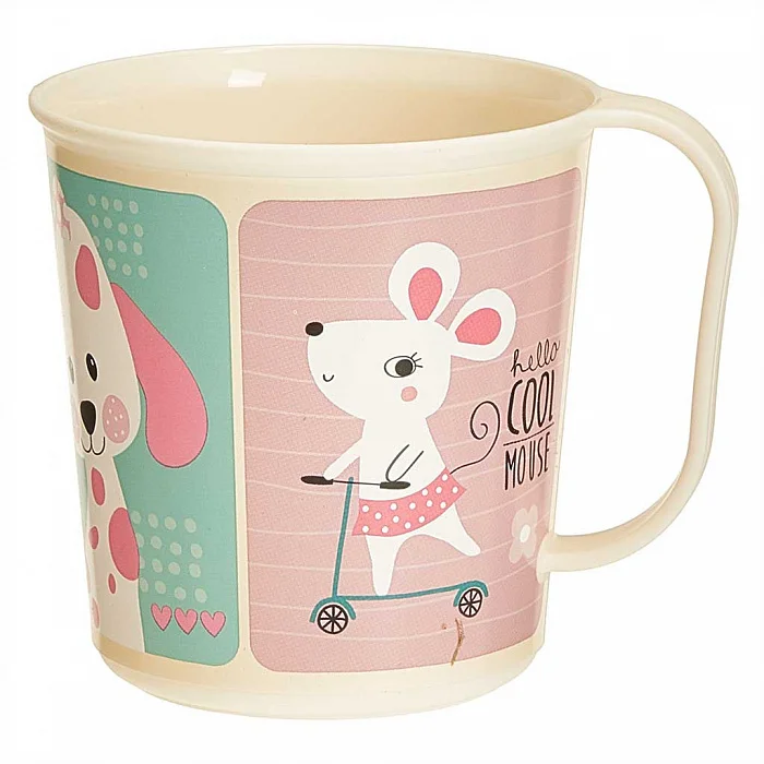 DELTA Кружка с декором 260 мл (светло-бежевый) 221152425/01