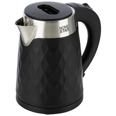 HOMESTAR Чайник HS-1021 (1,7 л) черный, двойной корпус. 102759-SK