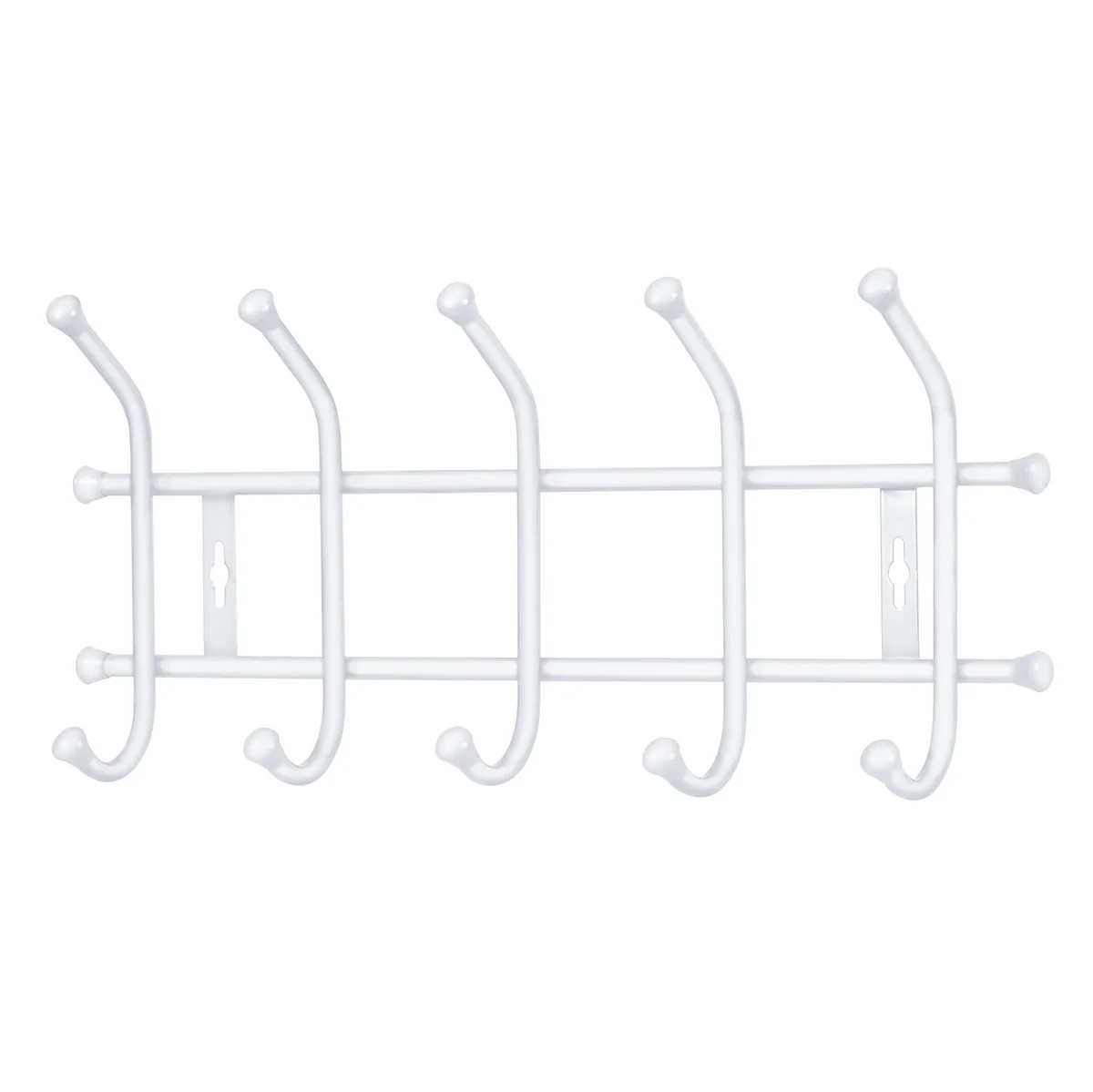 НИКА Вешалка настенная 480х215 мм (5 крючков) ВНТ5/МБ матовый белый