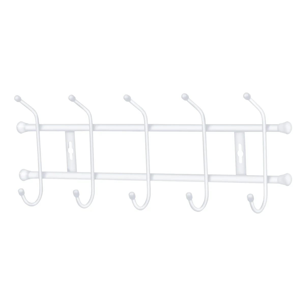 НИКА Вешалка настенная 484*188мм (5 крючков) ВН5/МБ матовый белый