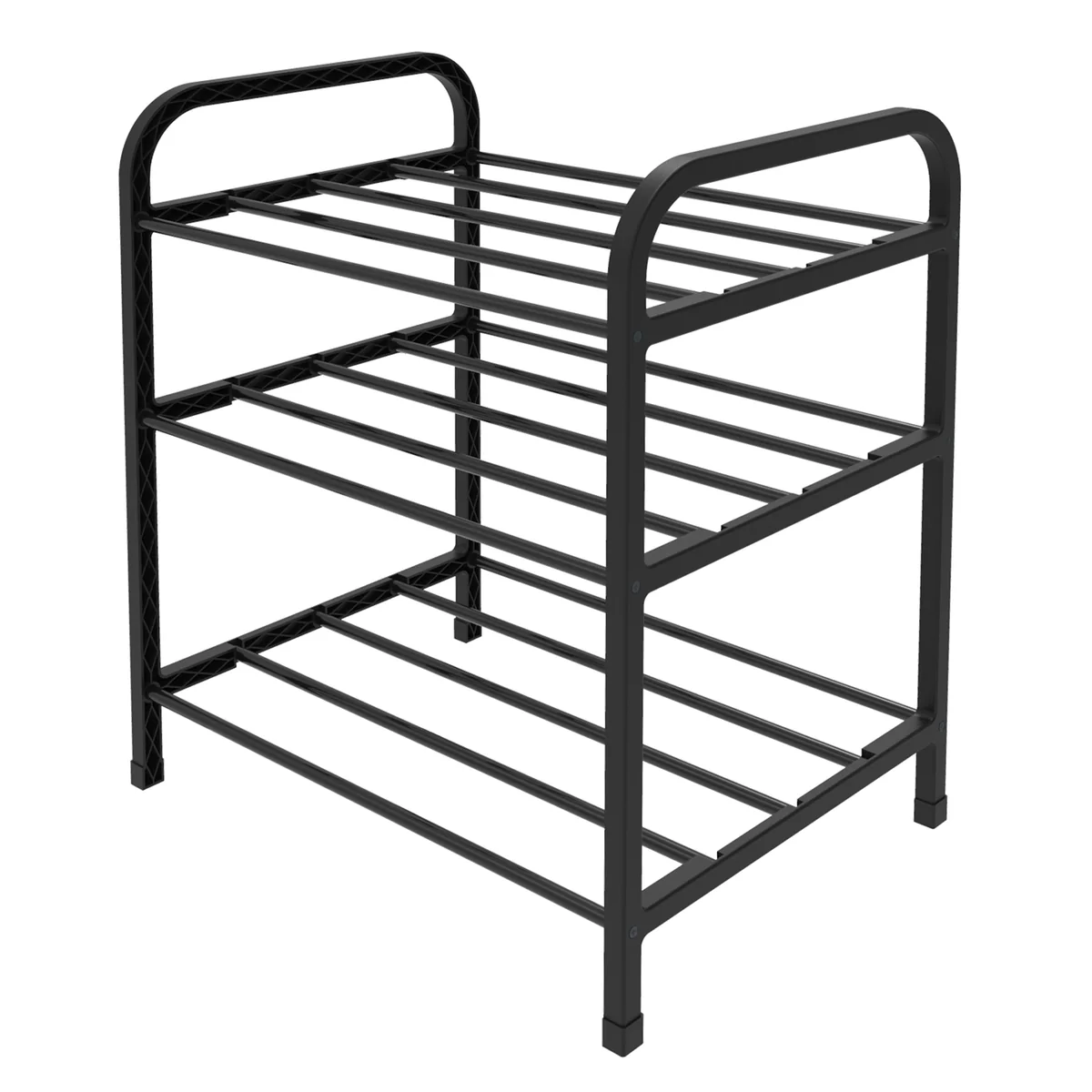 НИКА Этажерка ЭТЭ1/Ч черный