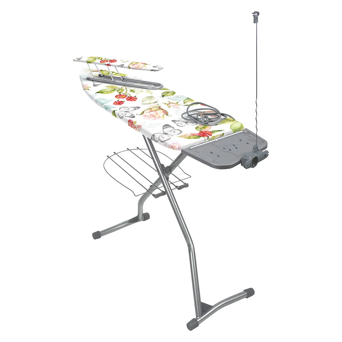 НИКА Доска гладильная НИКА-11+держ Н11/3 цветочная акварель