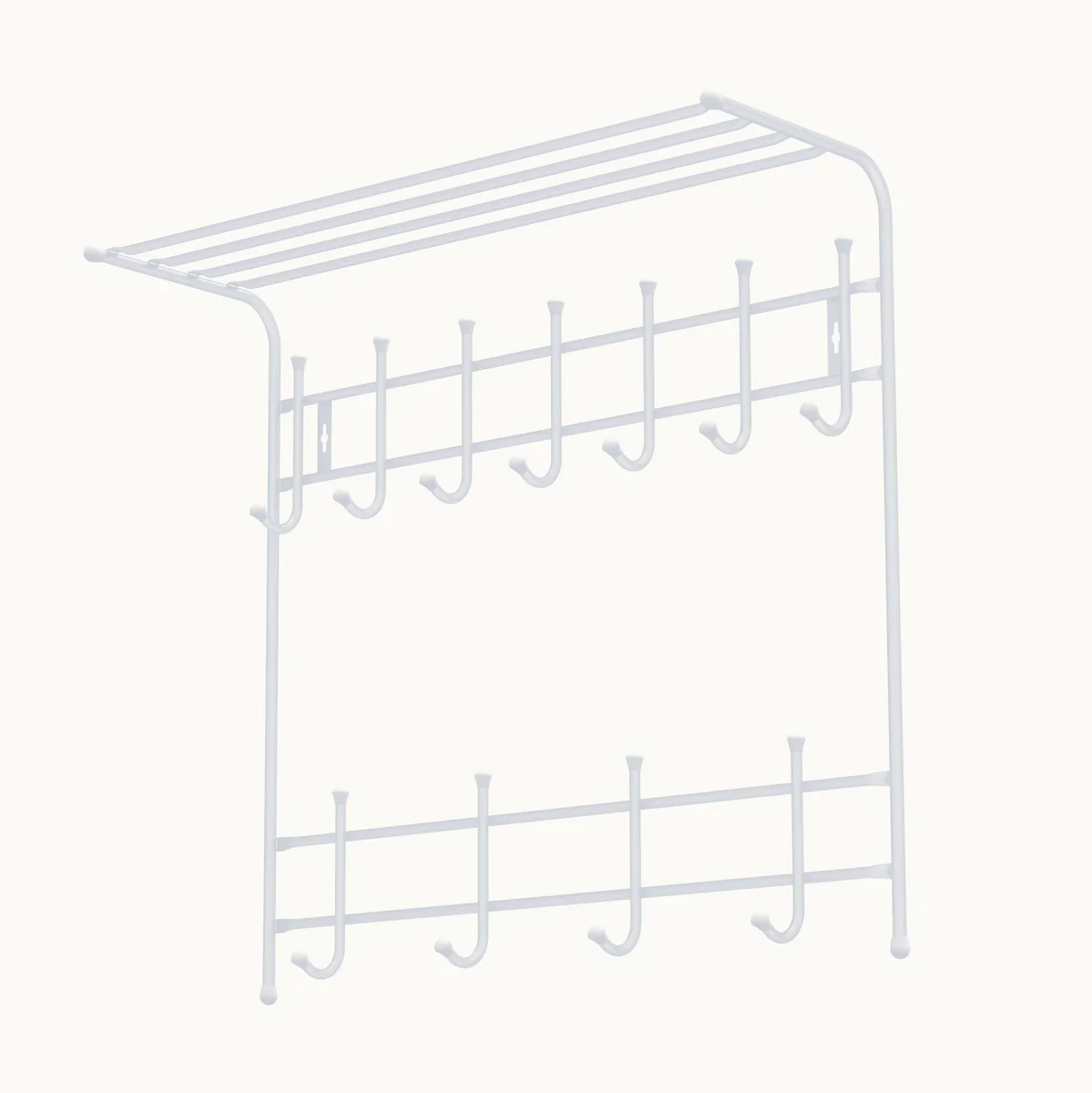 НИКА Вешалка настенная ВПТ11/МС матовый серый