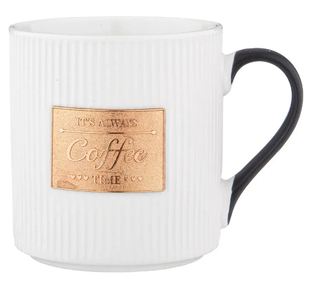 Lefard Кружка Белая С Золотой Деталью 400 Мл 12,5*9,3*10см 756-398