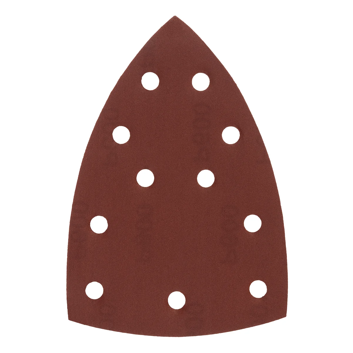 Denzel Треугольник абразивный на ворc. подложке под липучку, перф., P 320, 150х150х100 мм, 5 шт. 738677