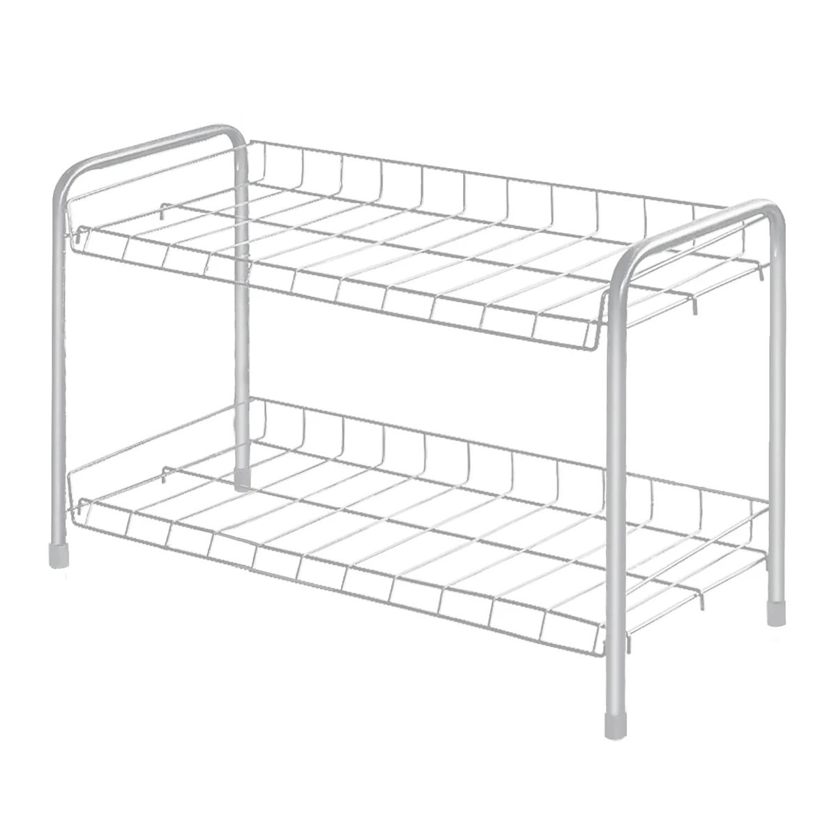 НИКА Этажерка ЭТ3 (ЭТ3/МС матовый серый)