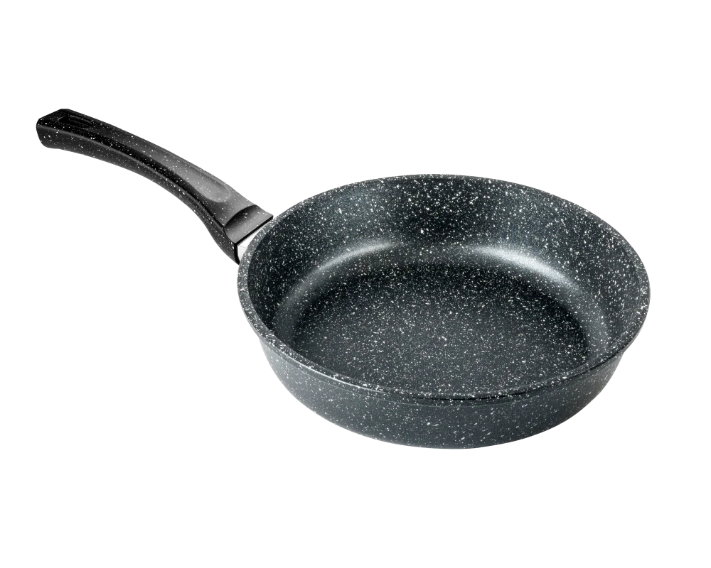 ГОРНИЦА Сковорода 240/65 мм несъемная ручка (софт тач), без крышки, серия Гранит Induction Ис2451аг