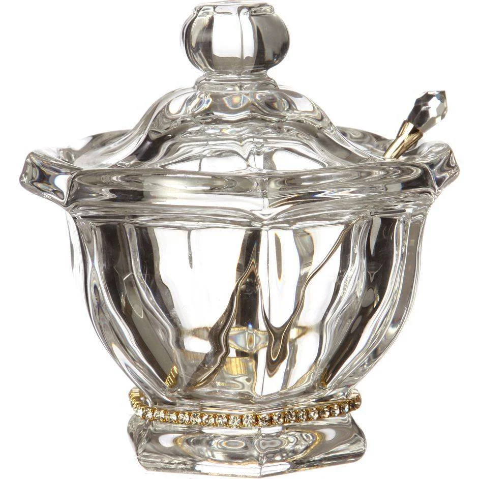 Lefard Банка Для Меда Рублевка 250 Мл. 12.5*12.5 См. Высота=14 См. + Ложка. Коллекция Muza 355-096