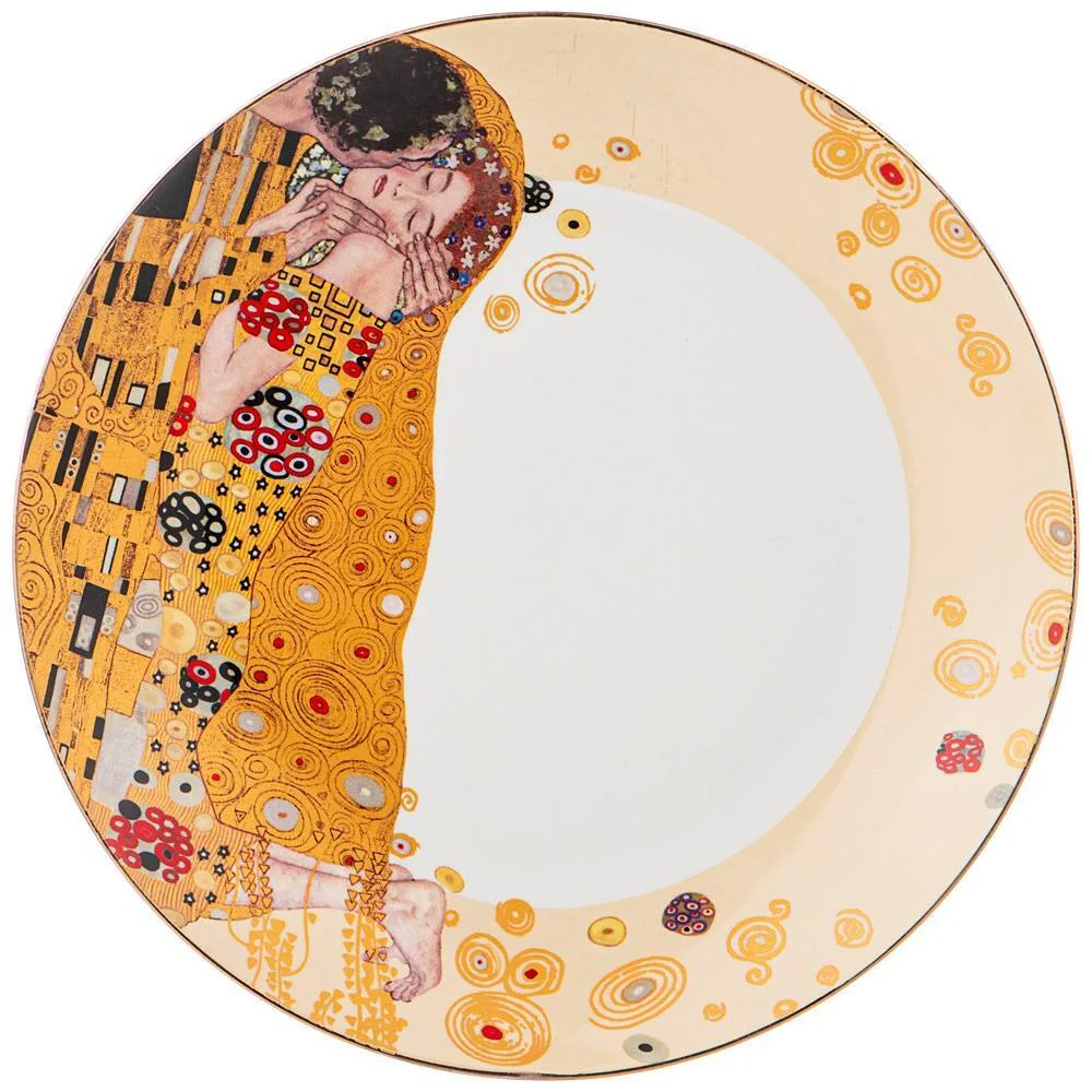 Lefard Тарелка Закусочная Поцелуй (г. Климт) 20,5 См, Кремовая 104-672