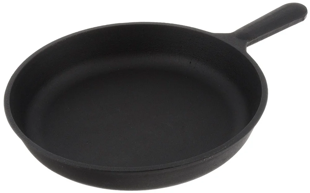 KUKMARA Сковорода литая чугунная 24/4 см с чугунной ручкой ч4040