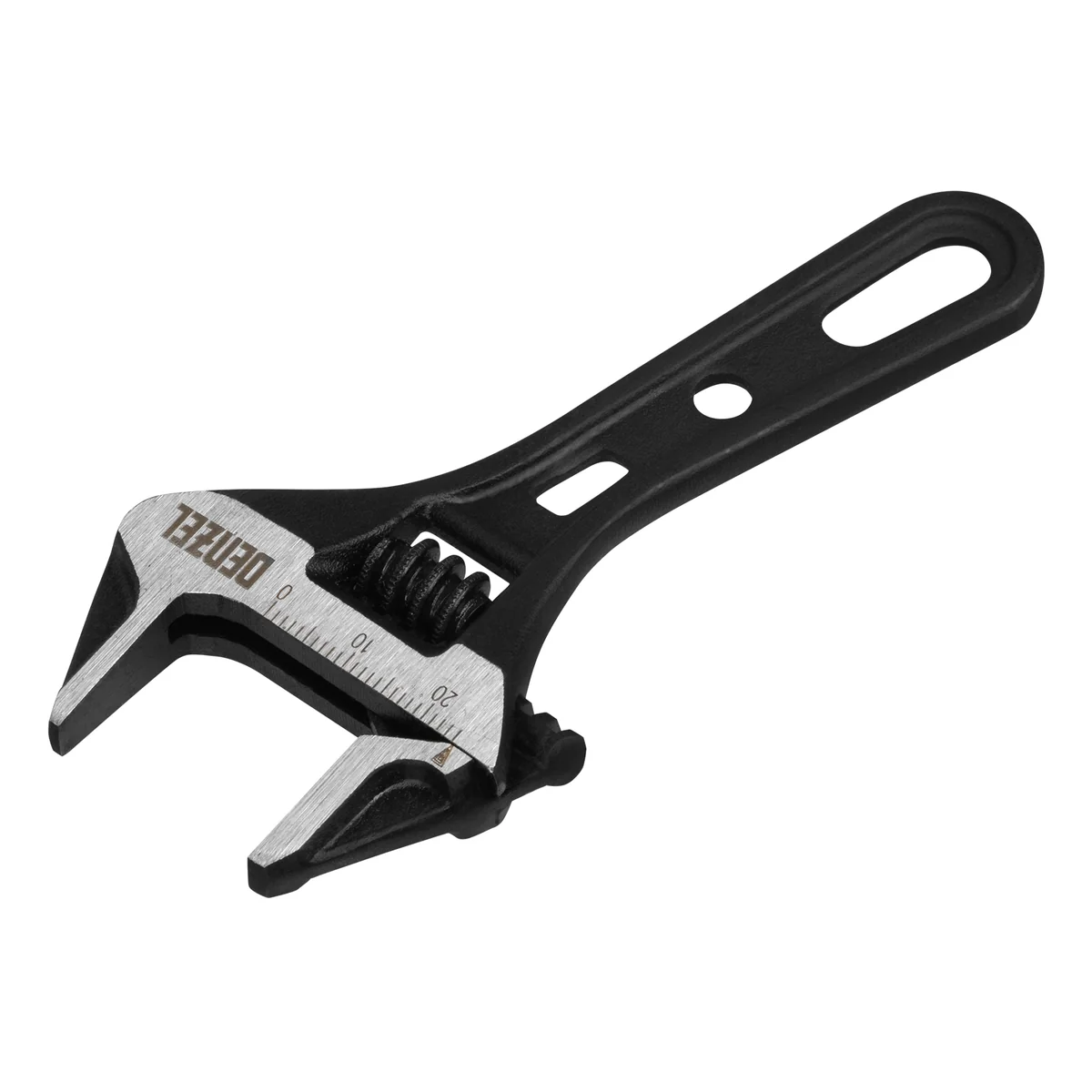 Denzel Ключ разводной 115 мм, CrV, кованый, укороченная рукоятка 15751