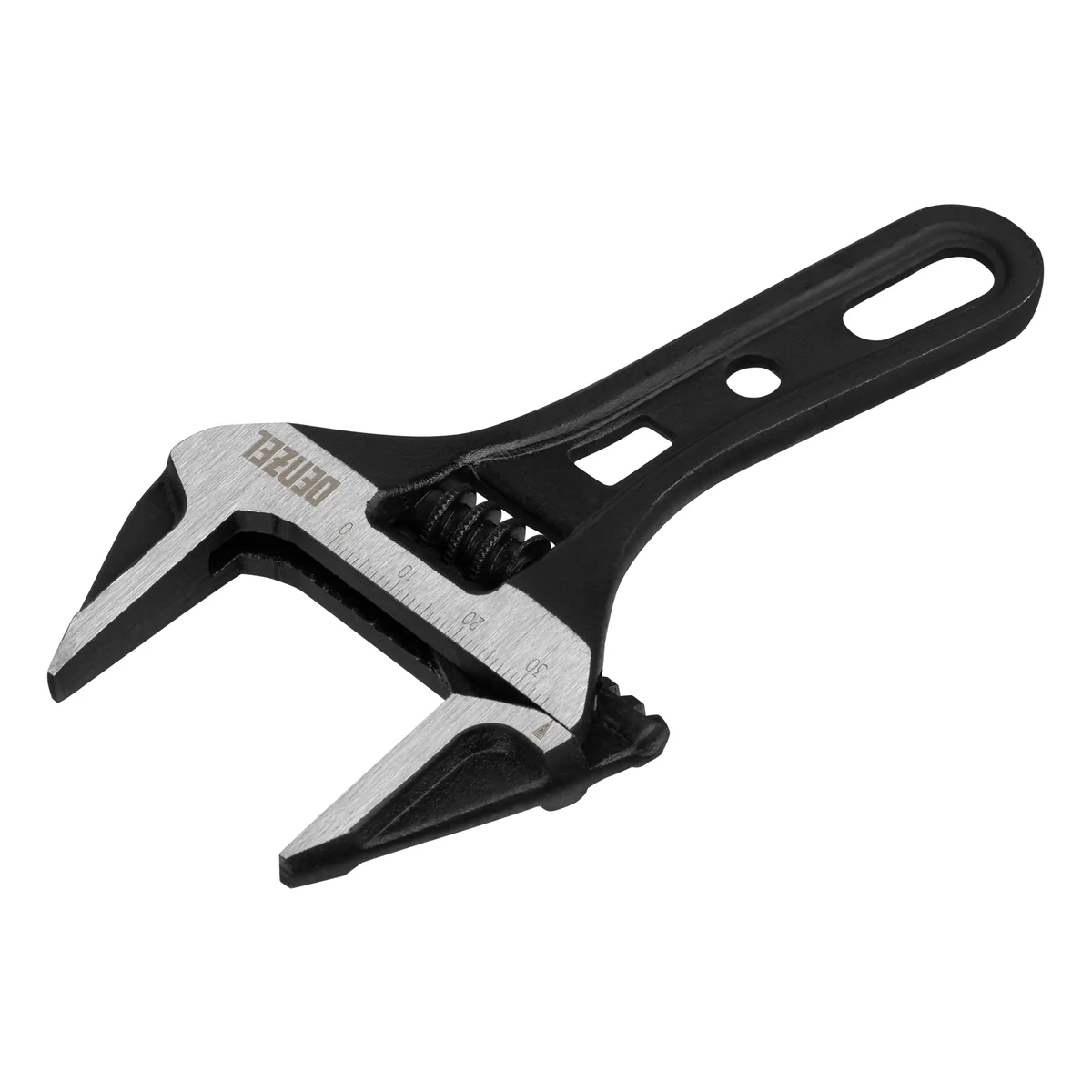 Denzel Ключ разводной 135 мм, CrV, кованый, укороченная рукоятка 15752