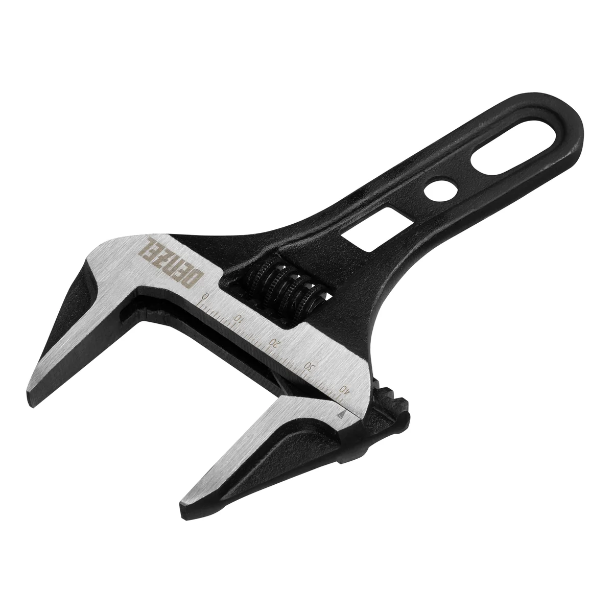 Denzel Ключ разводной 155 мм, CrV, кованый, укороченная рукоятка 15753