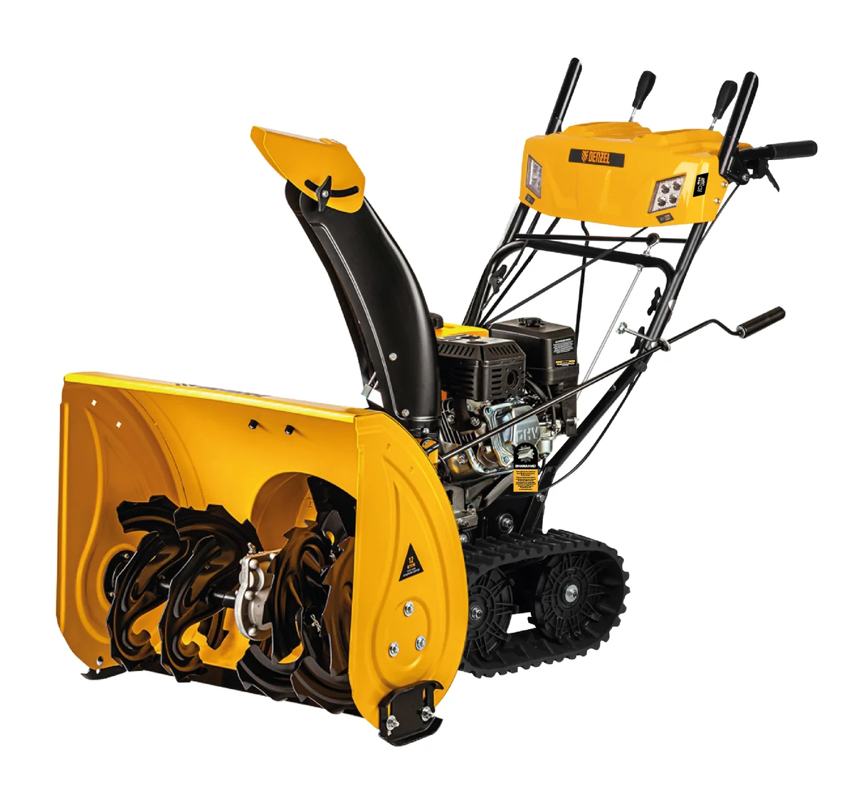 Denzel Бензиновая снегоуборочная машина SBM 610DT PRO, 212cc, гусеницы, эл.старт, блок. дифф. 97657
