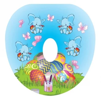МУЛЬТИ-ПЛАСТ Сиденье для унитаза детское мягкое MPG4883 с рисунком