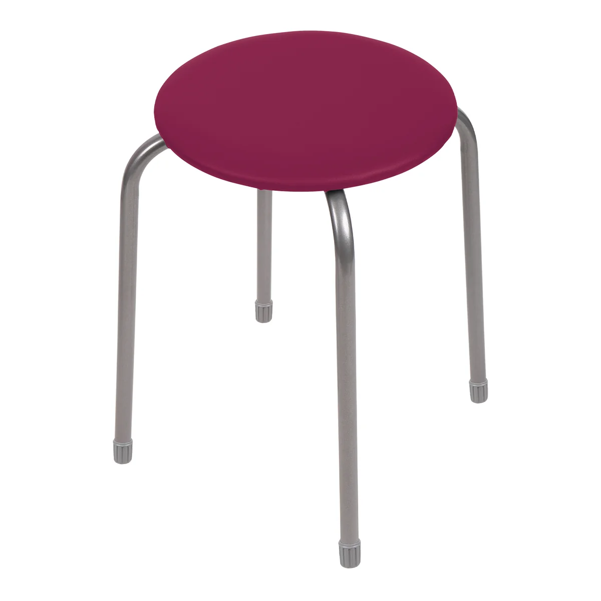 НИКА Табурет Эконом ТЭ2/ТК ТЕМНО КРАСНЫЙ