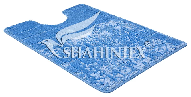 SHAHINTEX Коврик 60*80 СИНИЙ для ТУАЛЕТА 00-00006471