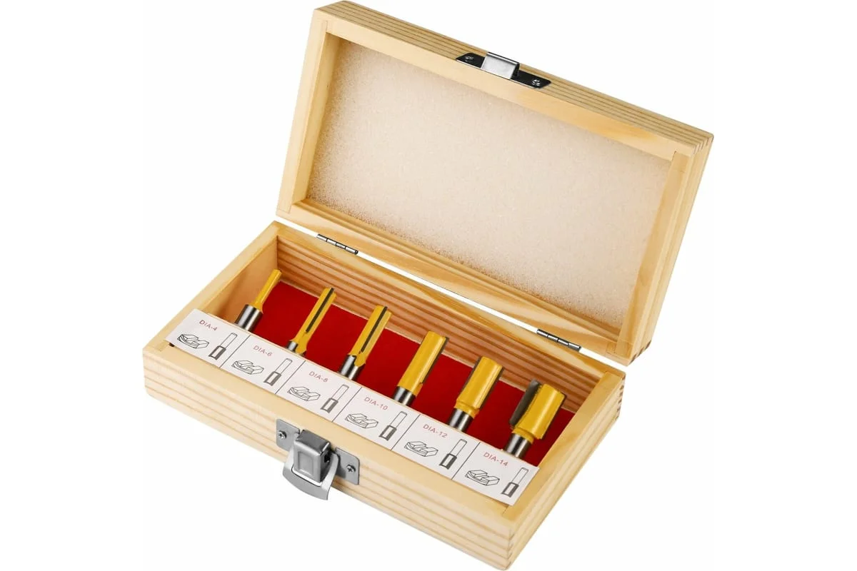 DEKO Набор фрез DH06-1 (8 мм, 6 предметов) 065-0788