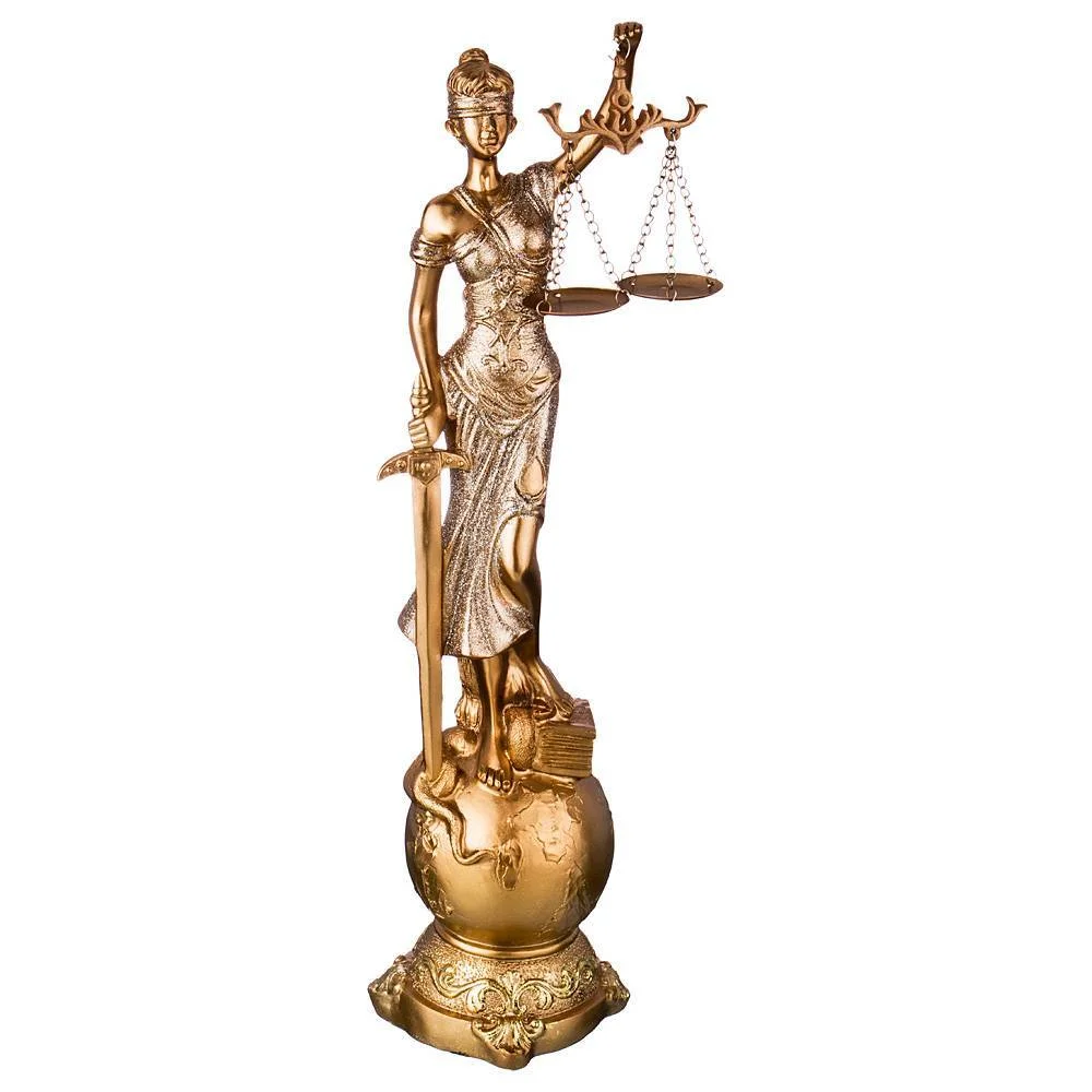 Lefard Фигурка Фемида 12*11*40,5 См. Серия Махараджи 146-1375