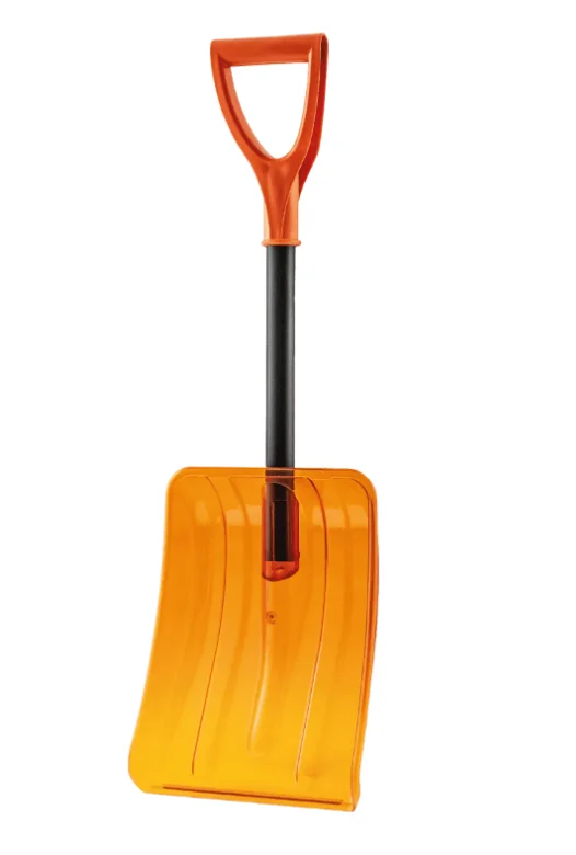 Сибртех Лопата для уборки снега, поликарбонат, 270х360х840 мм, стальной черенок, усиленная 61673