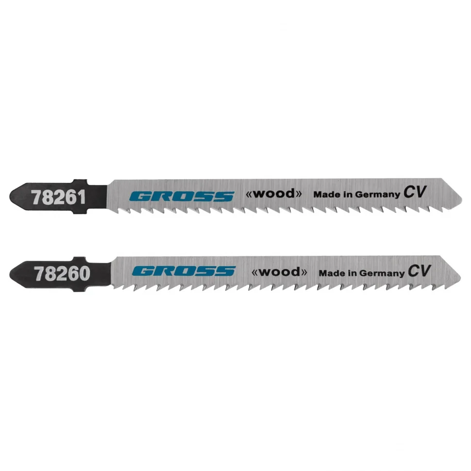 Gross Набор полотен для электролобзика по дереву, 2 шт, (T101B+T101BR) 78255