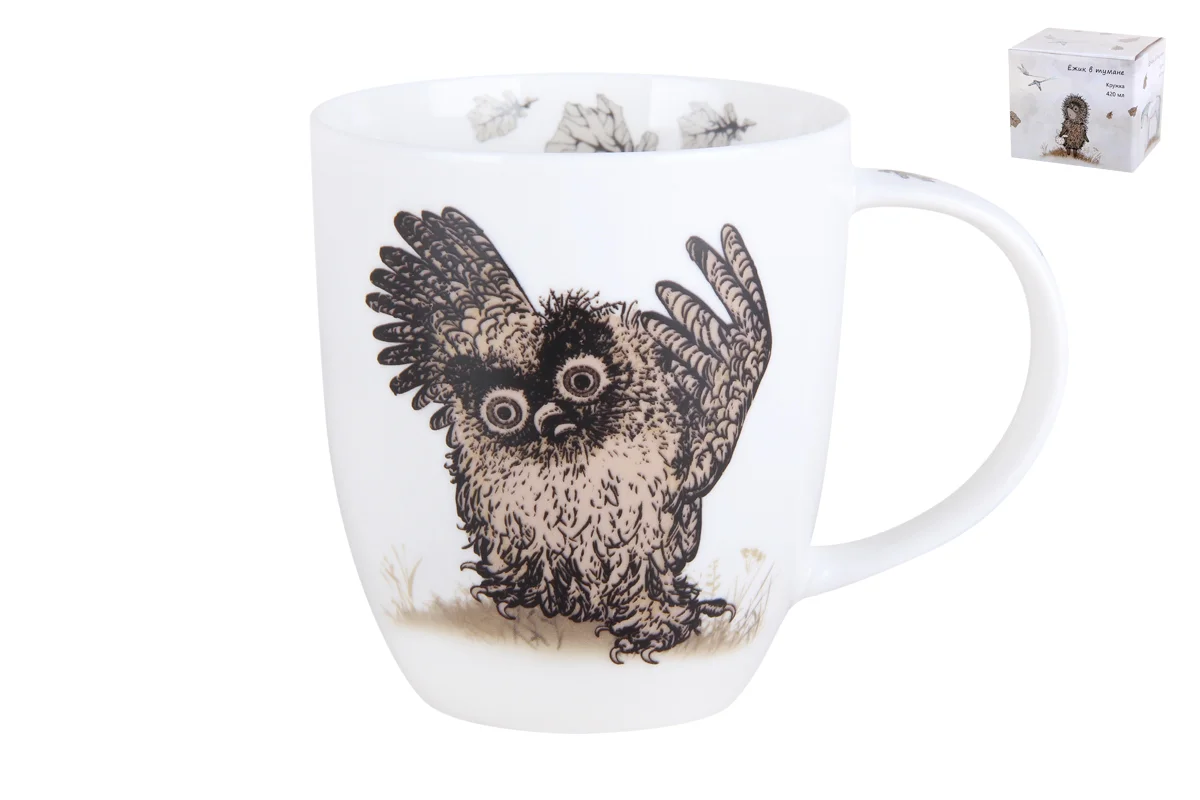 КОРАЛЛ Кружка 420мл.Ежик в тумане NB209-14M1