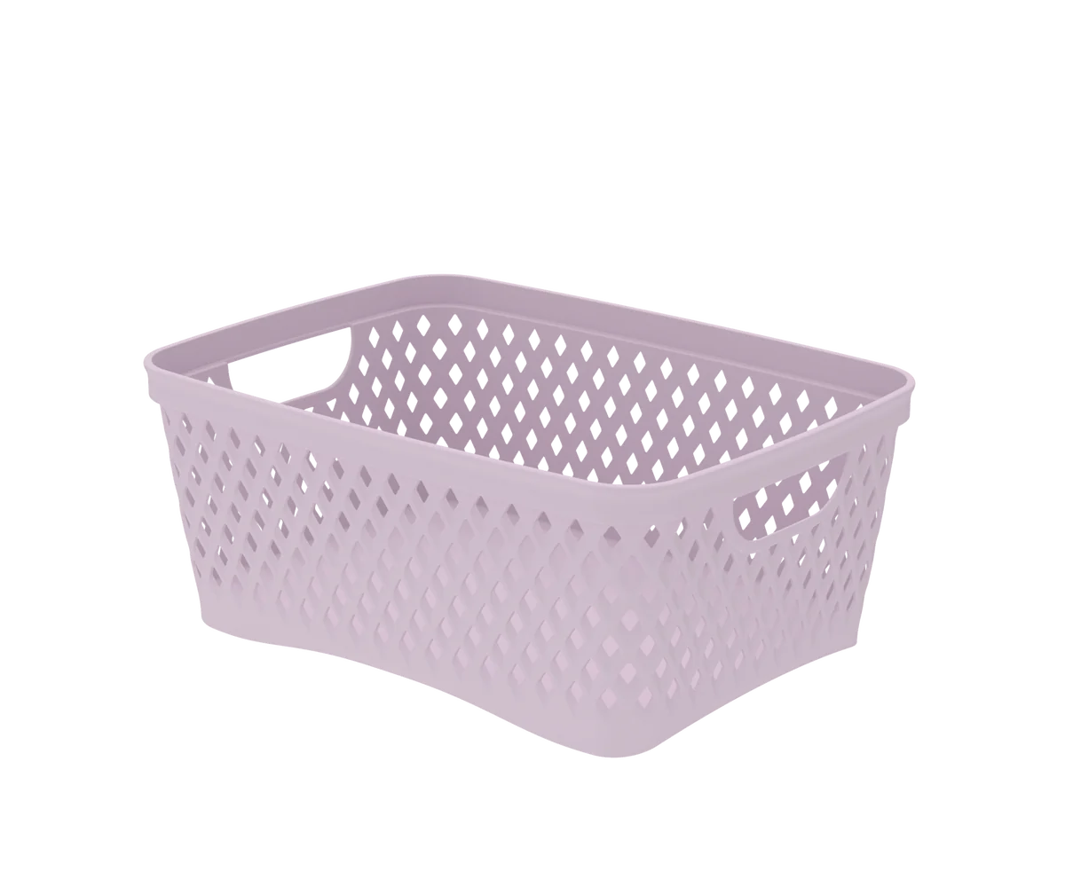 Альт-платс Корзинка Ромбики S (250×180×105мм) (пепел розы) АП 462